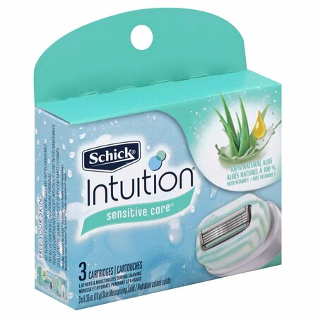 INTUITION Schick Sensitive Razor Refills 3Ea 697389